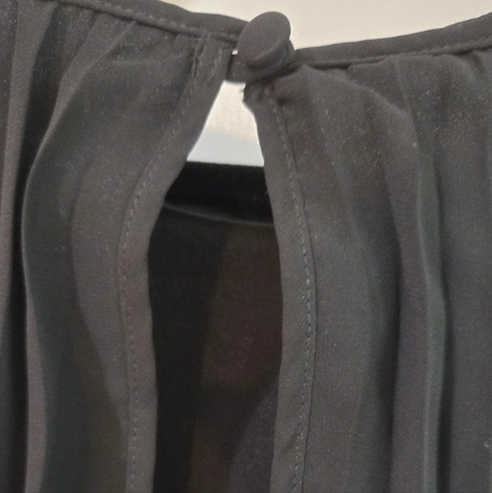 Women's Bisou Bisou Black Pleated Maxi Dress Size 16 - Picture 15 of 15